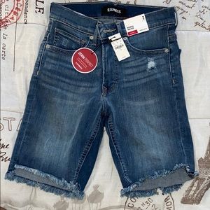 Denim Bermuda Shorts